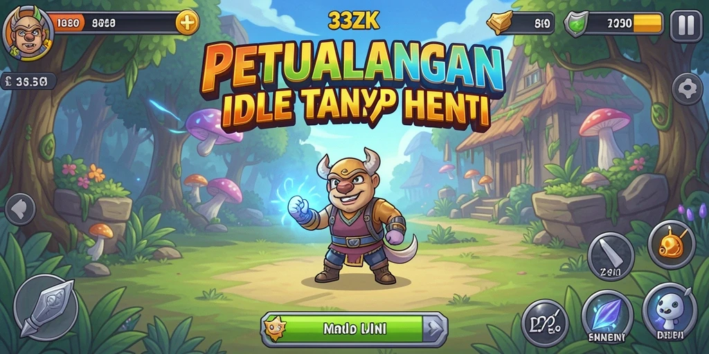 Tangkapan layar gameplay 33ZK yang menampilkan aksi idle terbaru.