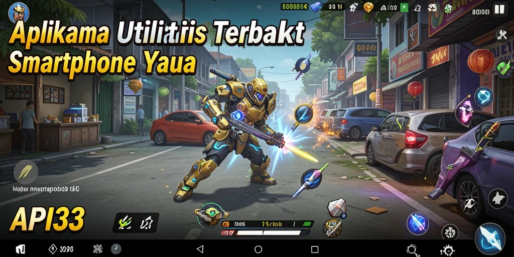 Tampilan utama API33 dengan fitur utilitas yang menarik dan mudah diakses.