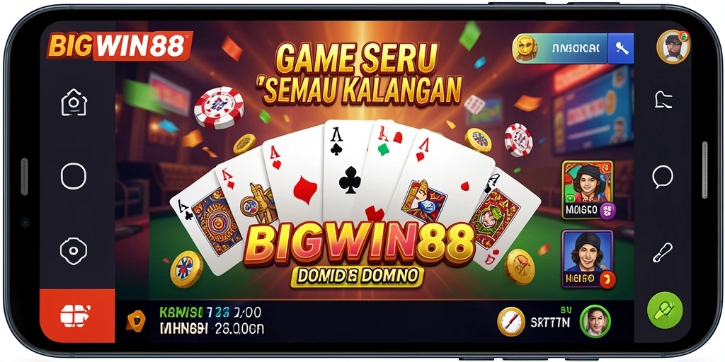 Gameplay seru BIGWIN88 dengan aksi domino yang menarik.