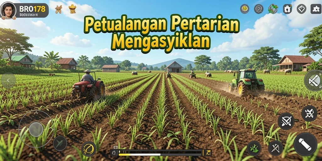 Tampilan menarik dari gameplay BRO178 dalam dunia pertanian.