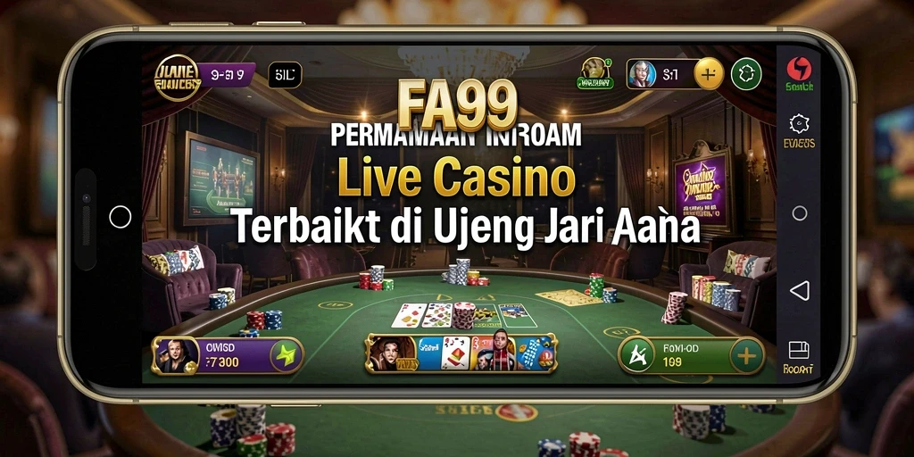 Gambaran menakjubkan dari gameplay Live Casino di FA99.