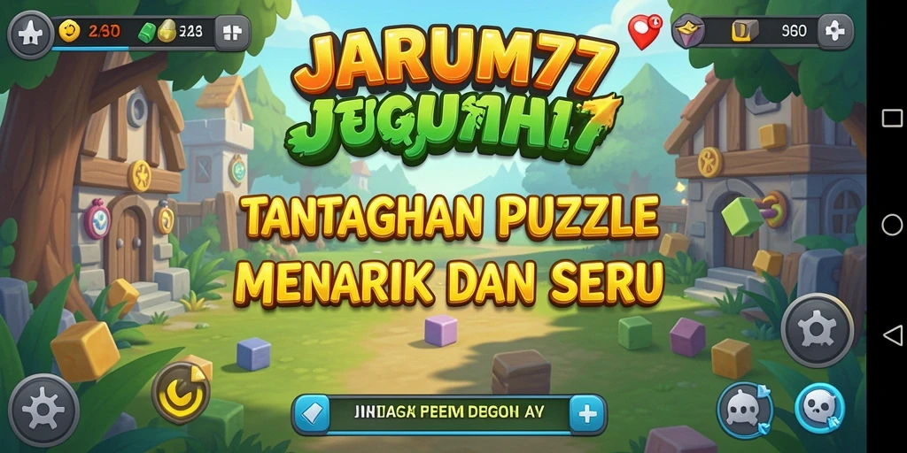 Tampilan gameplay <strong>JARUM77</strong> saat menyelesaikan puzzle yang seru.
