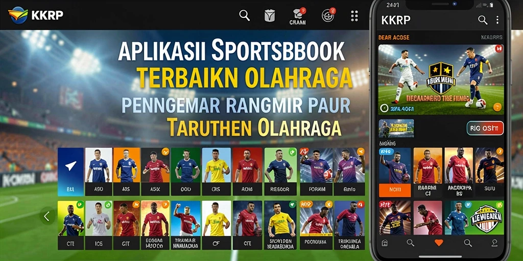 Screenshot KKRP menampilkan antarmuka taruhan olahraga yang menarik.