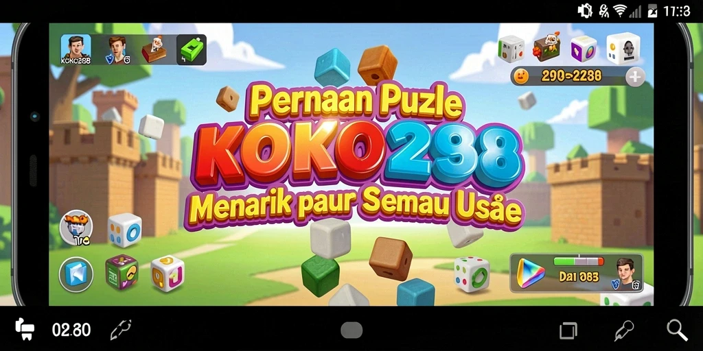 Tampilan gameplay KOKO288 yang seru dan menantang.