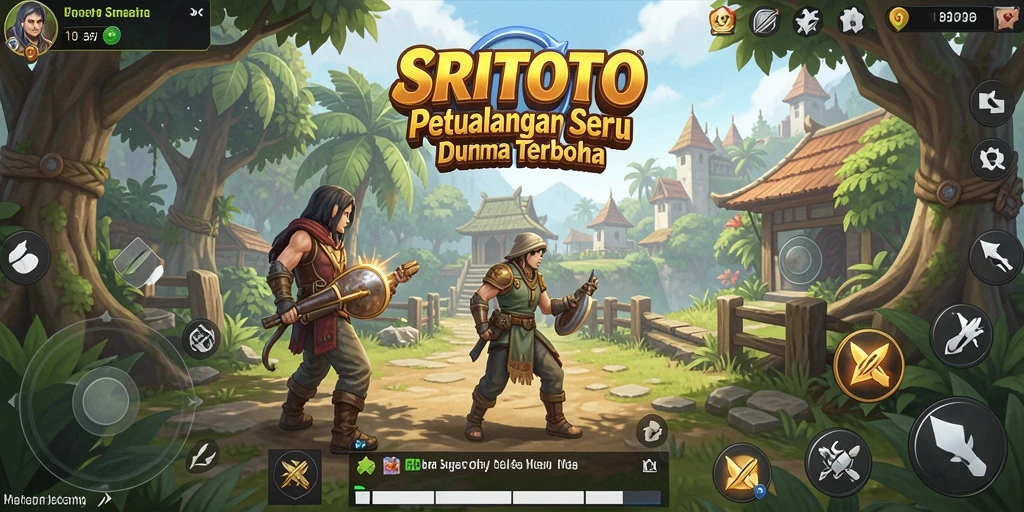 Tampilan menarik dari gameplay SRITOTO dalam dunia terbuka.