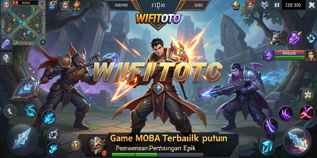 Gameplay MOBA yang seru dan penuh aksi di WIFITOTO.
